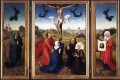 Crucifixion Triptych religious Rogier van der Weyden religious Christian